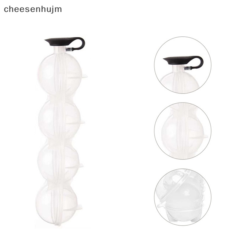 Khuôn Silicon Làm Đá 2.2 "Hình Cầu 4 Ngăn Tiện Dụng