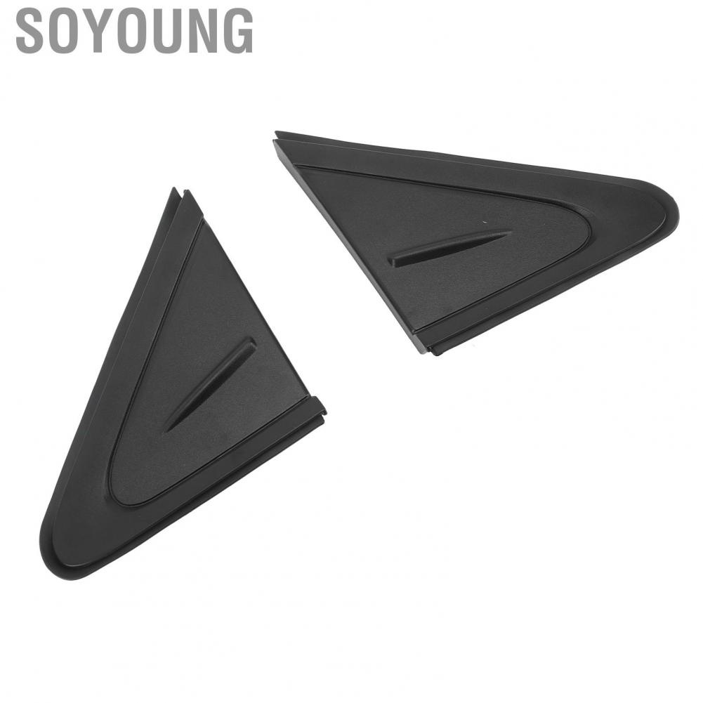 Soyoung Door Mirror Flag Applique Panel  60118 02370 Decorative Effects Side View Triangle Trim ABS For Corolla 2019 2021