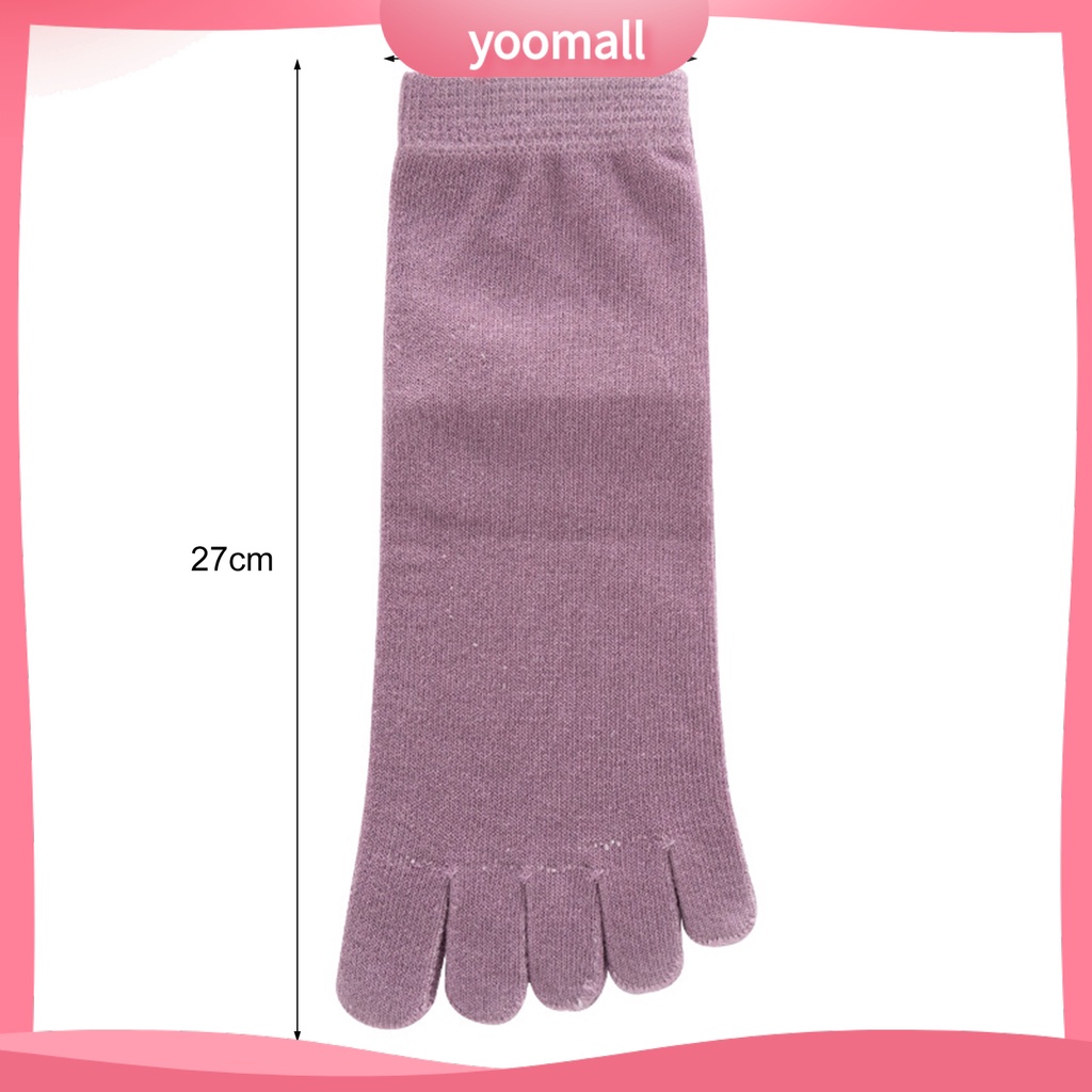 1 Đôi Vớ Thể Thao Mềm Mại Thấm Hút Mồ Hôi Thoáng Khí Màu Trơn Giữ Ấm Chống Trượt