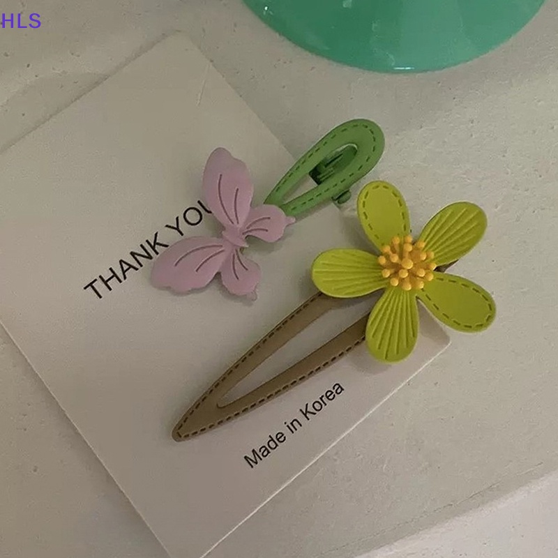 Kẹp Mỏ Vịt Hình Hoa / Bướm / Trái Tim Dễ Thương Cho Bé Gái