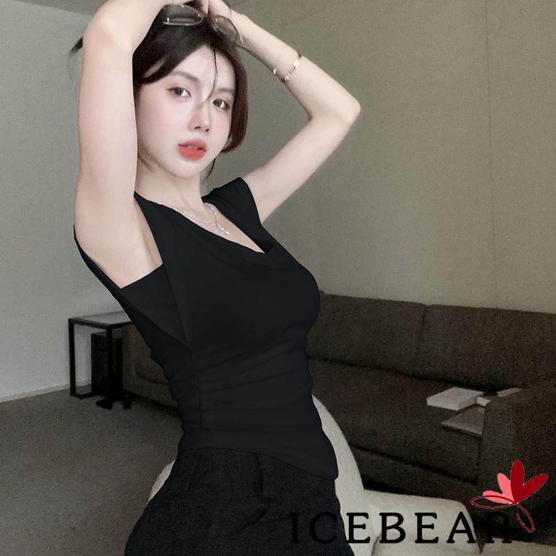 Áo Thun Tay Bay Cổ Chữ V Màu Sắc Thời Trang Dành Cho Nữ