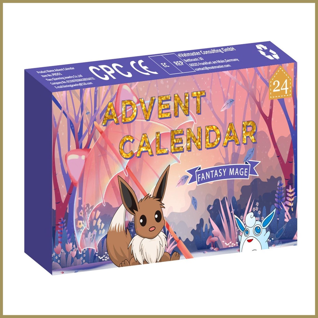 [Giáng Sinh 2023] Set 24 Mô Hình Pokemon mini paca3vn
