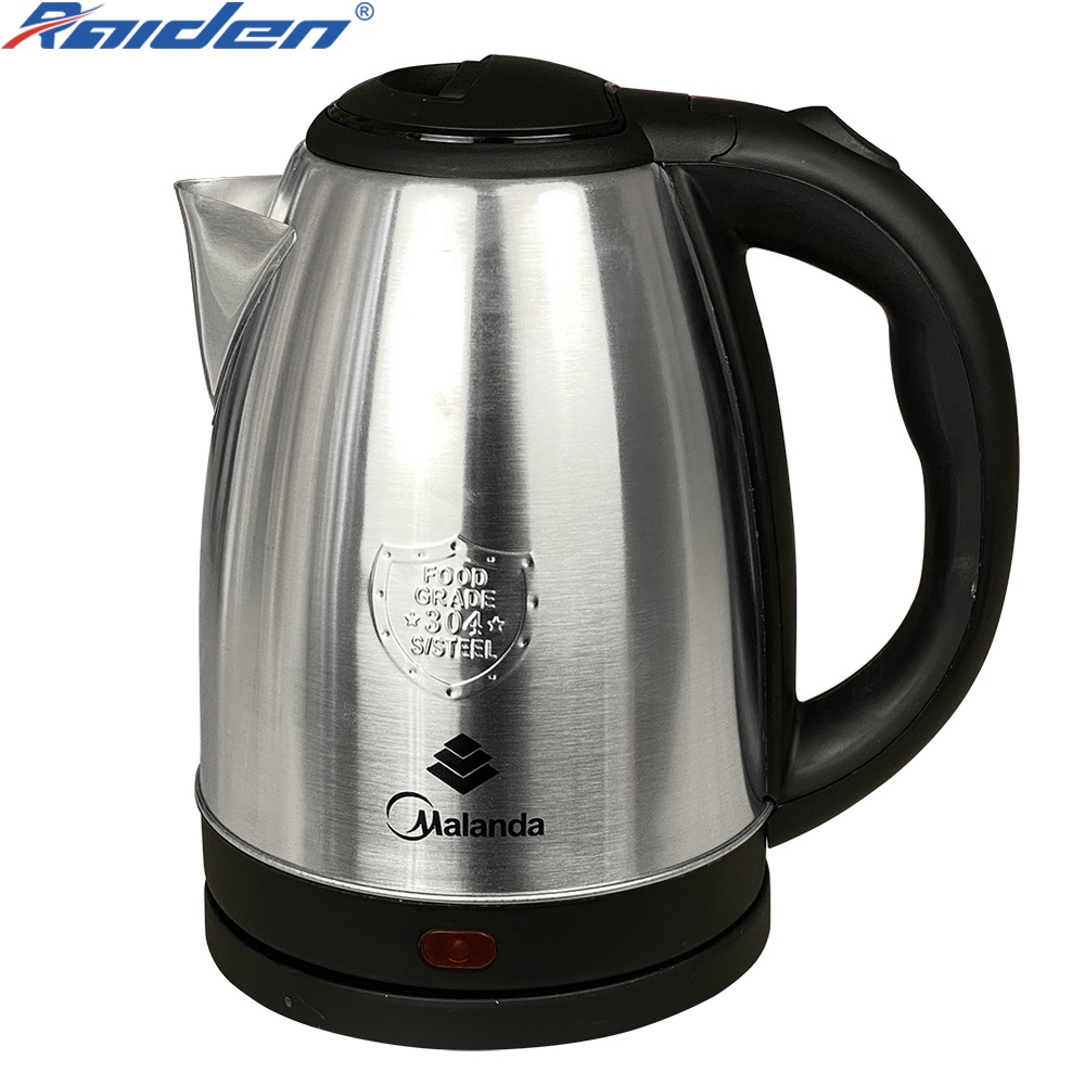 Ấm siêu tốc inox Thái Lan MALANDA LK-1318 dung tích 2L, thân ấm inox 304 không hoen rỉ, tự ngắt an toàn khi hết nước