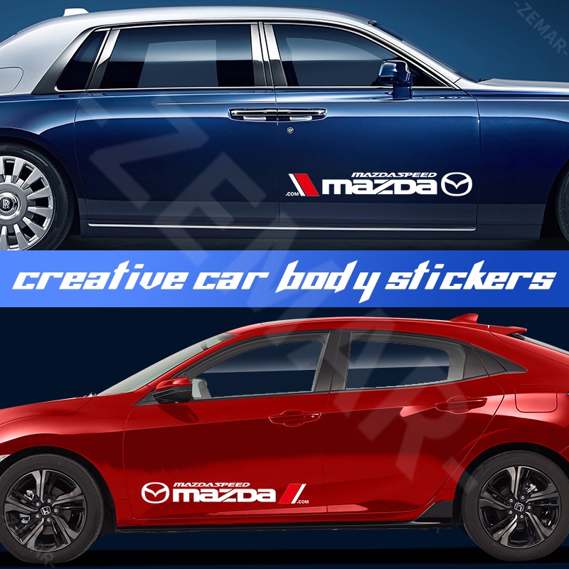 Miếng Dán Trang Trí Chống Trầy Chống Thấm Nước Cho Xe Hơi Mazda 2 3 CX5 CX30 CX8 CX3 Mazda2 6 5 CX9 BT50