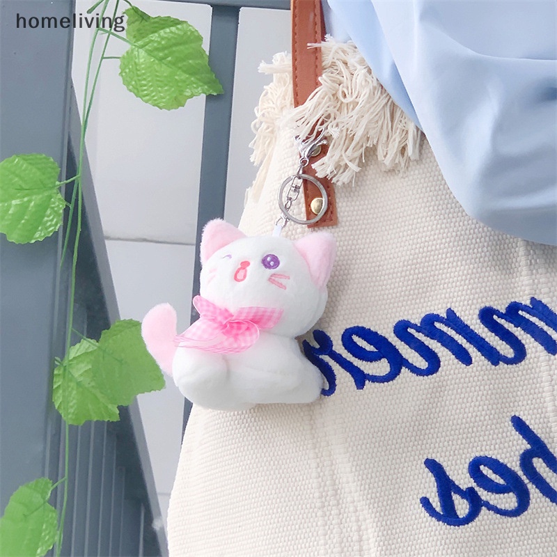 Móc Khóa Hình Mèo Nhồi Bông 12CM Đáng Yêu