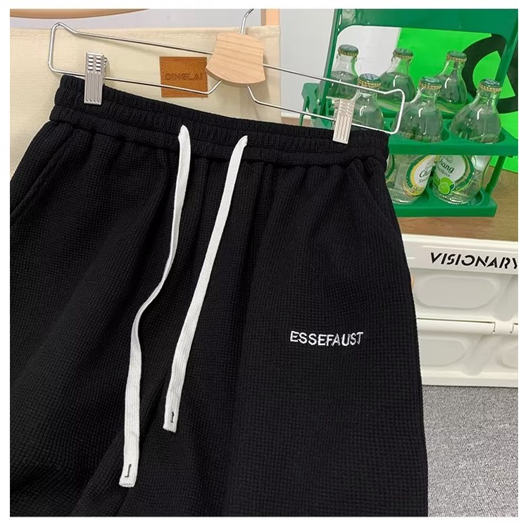 Quần Short Thể Thao Mỏng Dáng Rộng Phong Cách Đường Phố Mỹ Thời Trang Mùa Hè Cho Nam