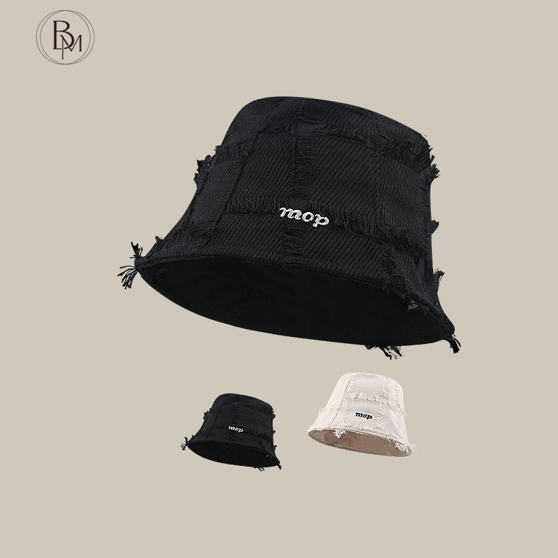 Mũ Tai Bèo Phối Lông Họa Tiết Sọc Caro Thời Trang Cho Nữ