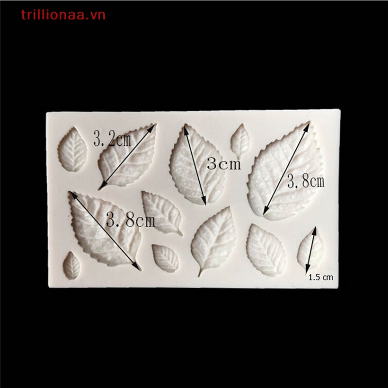 Khuôn Silicon Làm Bánh Hình Chiếc Lá Xinh Xắn