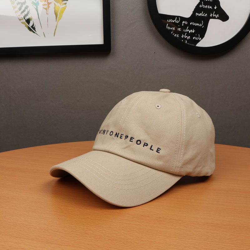 Mũ Lưỡi Trai Thêu Chữ Phong Cách Đường Phố Hàn Quốc Cá Tính