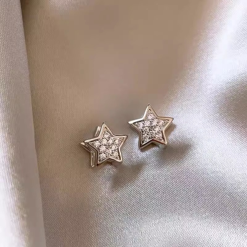 Bông Tai Ngôi Sao Lấp Lánh Thời Trang Dành Cho Nữ