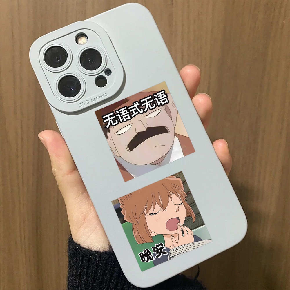 Bộ 110 Tấm Sticker Chống Thấm Nước Hình Thám Tử Conan Phantom Thief Kidd Merchandise DIY Trang Trí Máy Tính