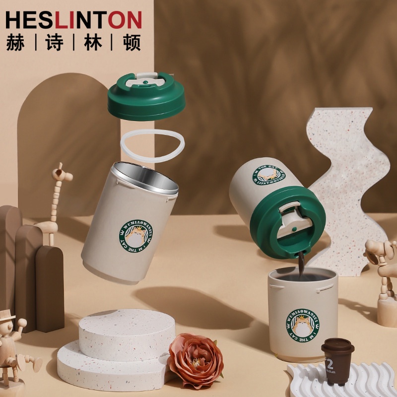 Bình Nước Giữ Nhiệt Bằng Thép Không Gỉ 304 Thiết Kế Dễ Thương