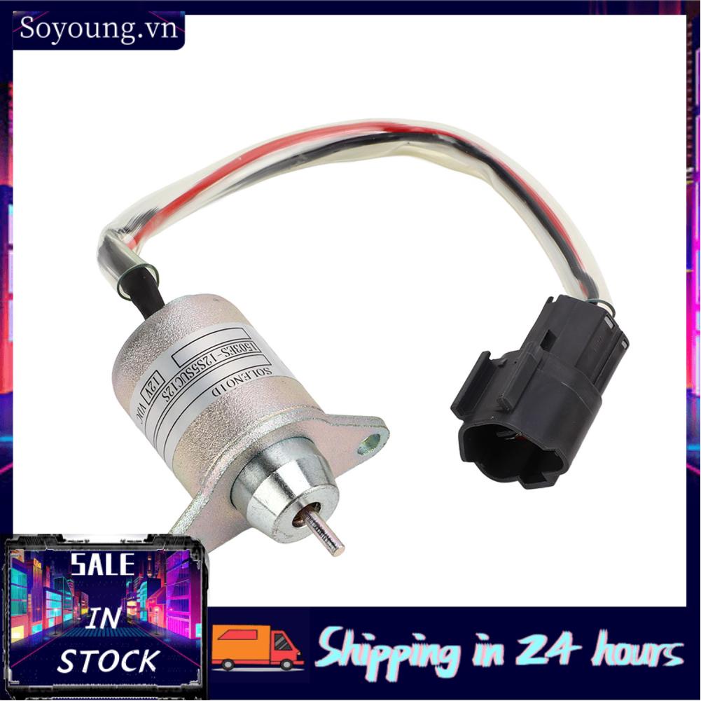 Soyoung Shut Down Solenoid  119233‑77931 Durable High Performance Sturdy DC12V for Engine