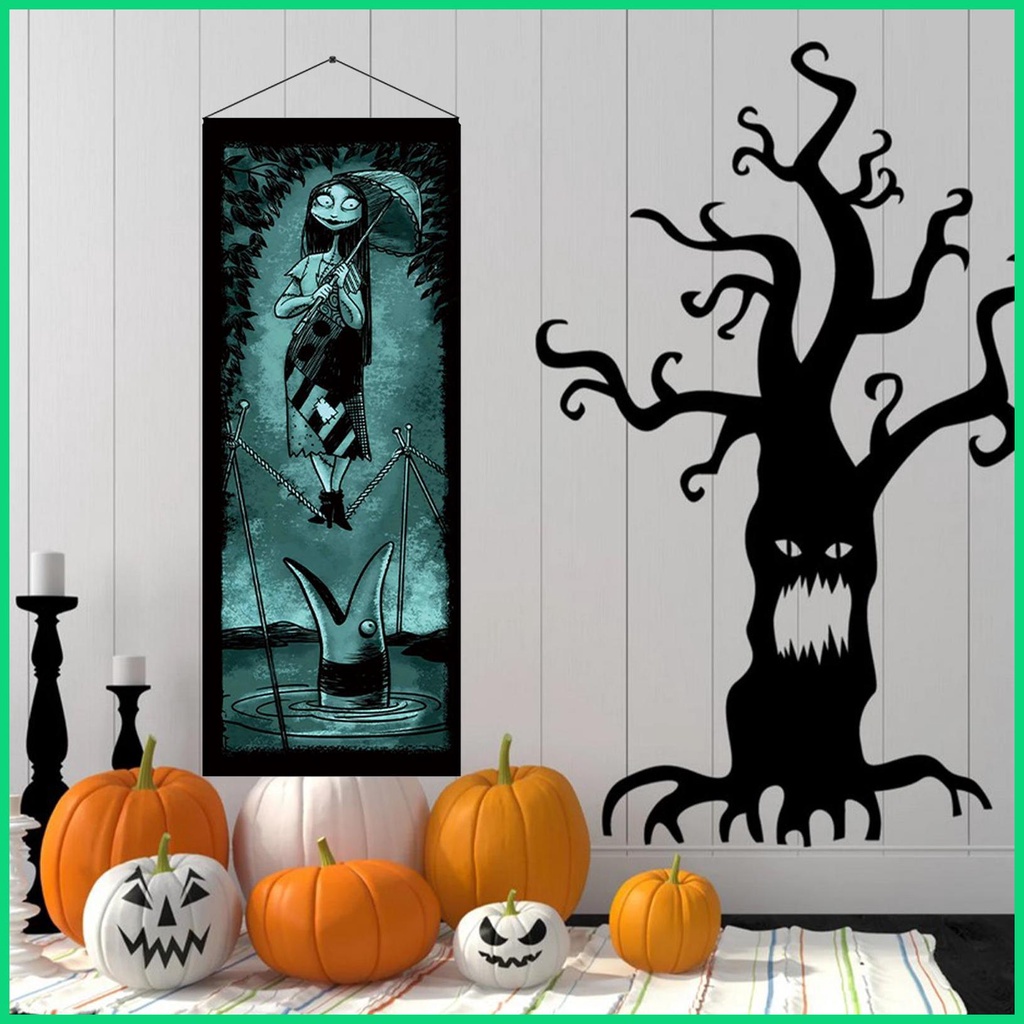 Cờ Treo In Hình Nhân Vật Phim Kinh Dị Chống Nước Tái Sử Dụng Được Cho Tiệc Halloween