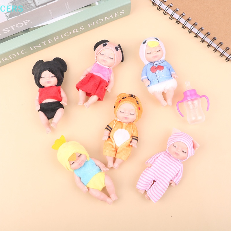 Búp Bê Em Bé Đang Ngủ Dễ Thương 11cm
