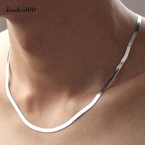 Vòng cổ Choker Mạ BạC Đơn GiảN ThờI Trang Cho Nam Nữ