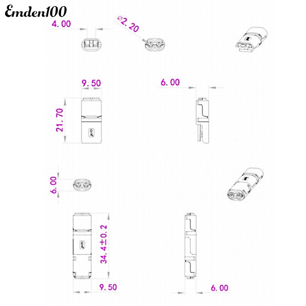 Set 10 Đầu Nối Dây Cáp Đa Năng Hiệu Quả Cao