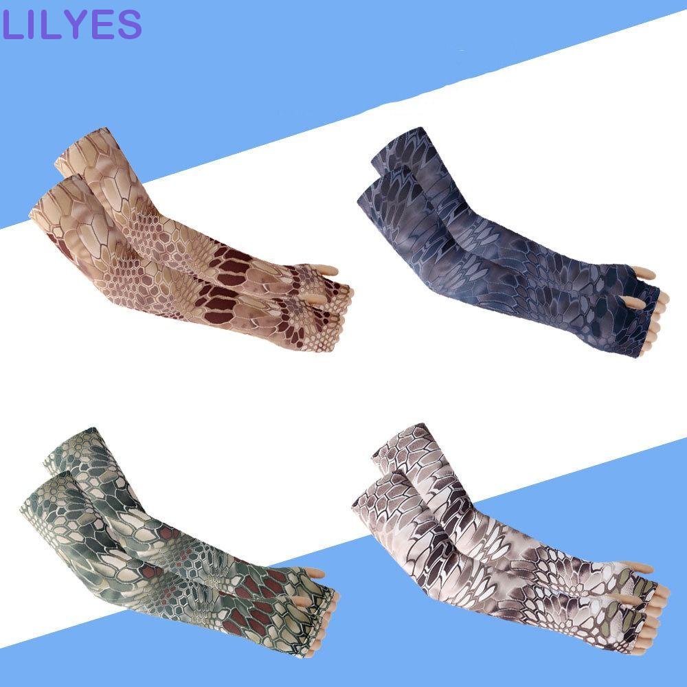 Ống Tay Áo Ngụy Trang Co Giãn Bảo Vệ Cánh Tay Chống Tia UV Khi Lái Xe