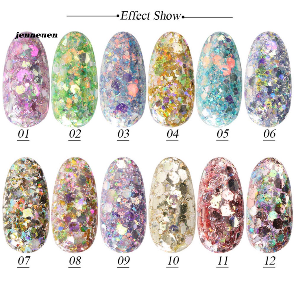 Hộp Sequin Lấp Lánh Dùng Trang Trí Móng Tay Nghệ Thuật