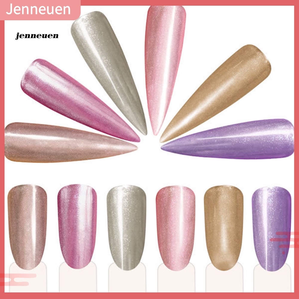 Bột Tráng Gương Mạ Chrome Kèm Cọ Vẽ Móng Nghệ Thuật