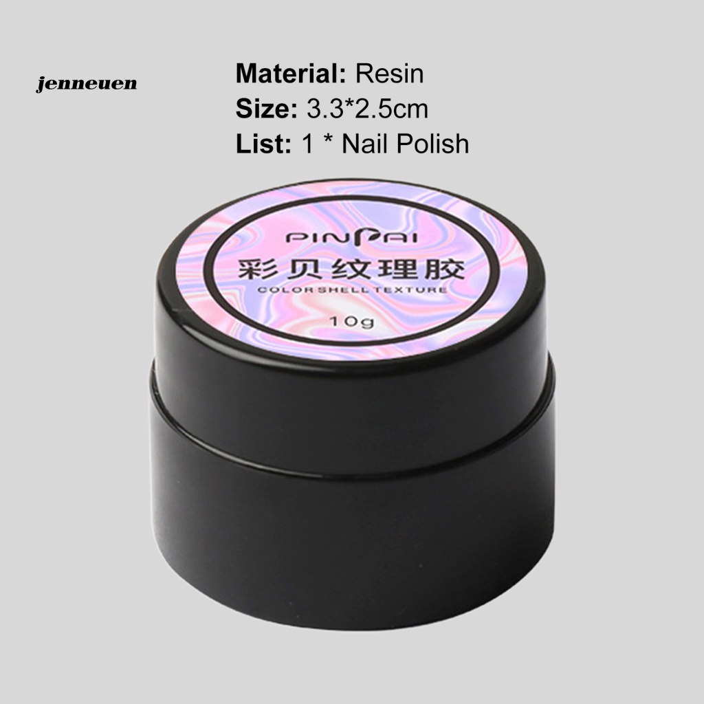 Gel Sơn Móng Tay Vỏ Sò Tự Nhiên 10g Sắc Tố Cao