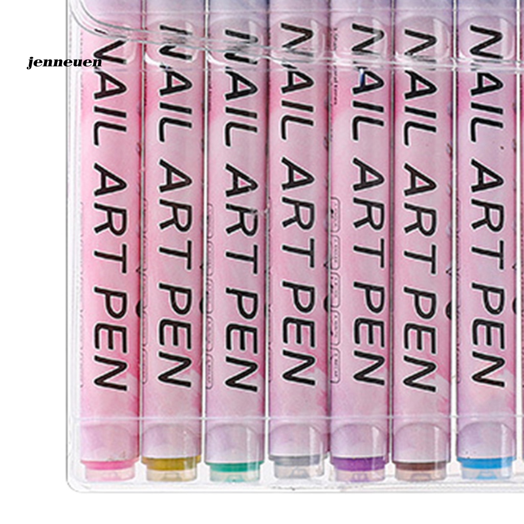 Bộ 12 Cây Bút Vẽ Trang Trí Móng Tay Nghệ Thuật Bằng ABS Thoải Mái Dành Cho Nữ