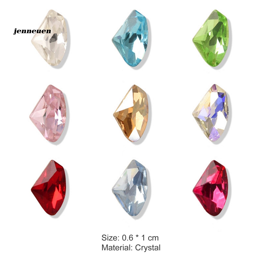 Set 10 Phụ Kiện Đính Đá 3D Lấp Lánh Trang Trí Móng Tay Nghệ Thuật