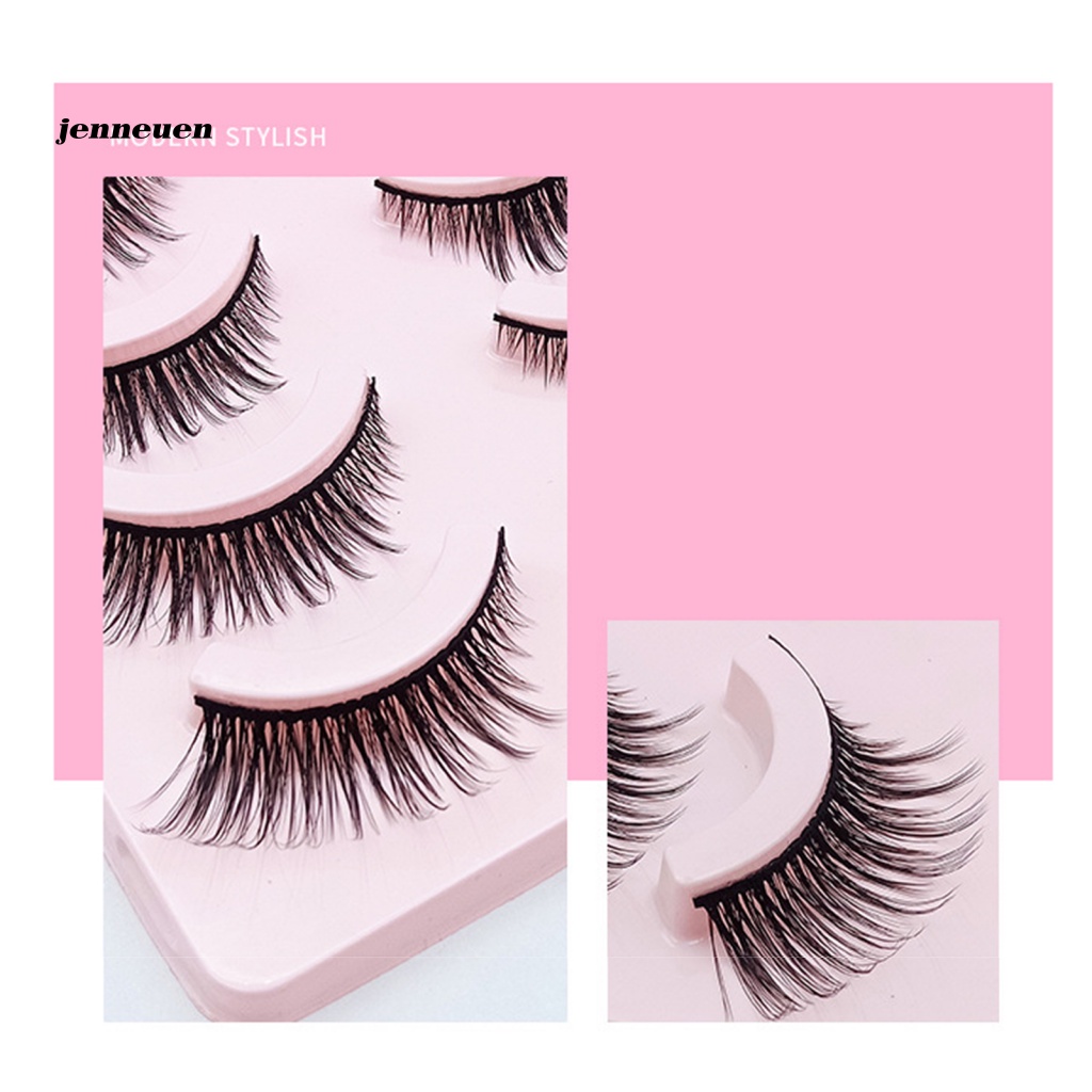 Bộ 5 Cặp Lông Mi Giả 3D Dùng Hàng Ngày Cho Nữ