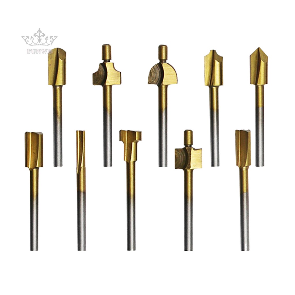 【FUNWD】Milling Cutter Acrylic Aluminum Fibre Glass High Hardness Most Plastics