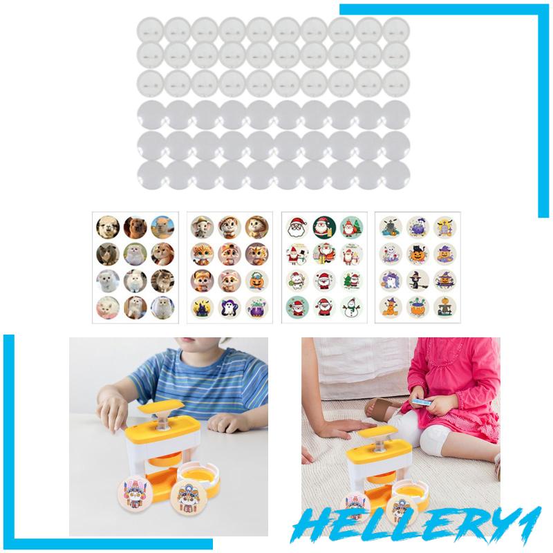 Bộ Huy Hiệu Cài Áo Hình Tròn Có Thể Thay Đổi Nhiều Hình Dạng Siêu Bền Tiện Dụng DIY