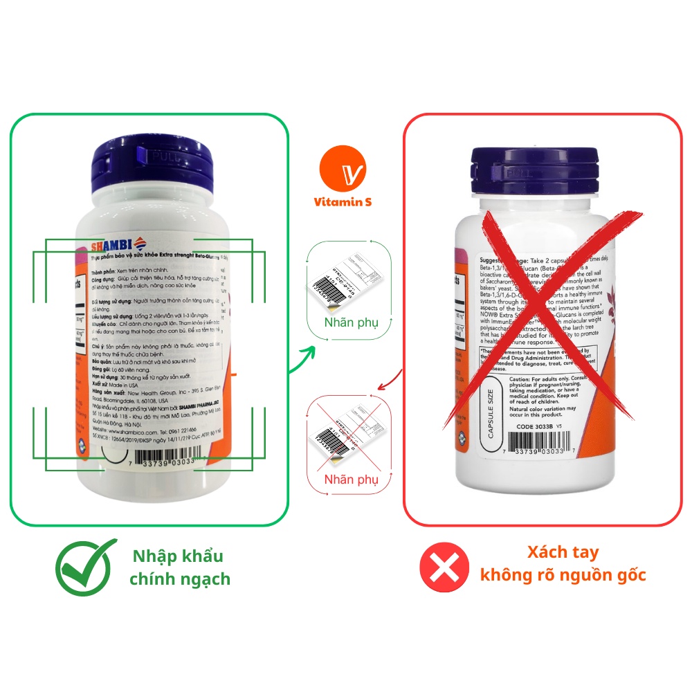 Vitamin tổng hợp Daily Vits NOW Foods bổ sung vitamin, axit amin và khoáng chất cho cơ thể lọ 30 Viên - Vitamin S