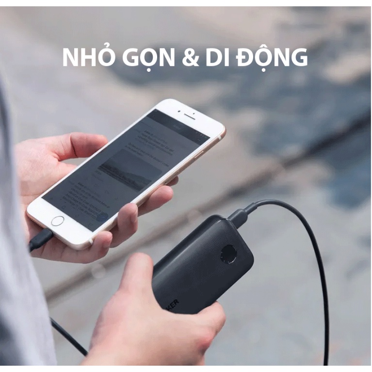 PIN SẠC DỰ PHÒNG ANKER POWERCORE 10000 PD REDUX - 10.000MAH - A1239 - MÀU ĐEN