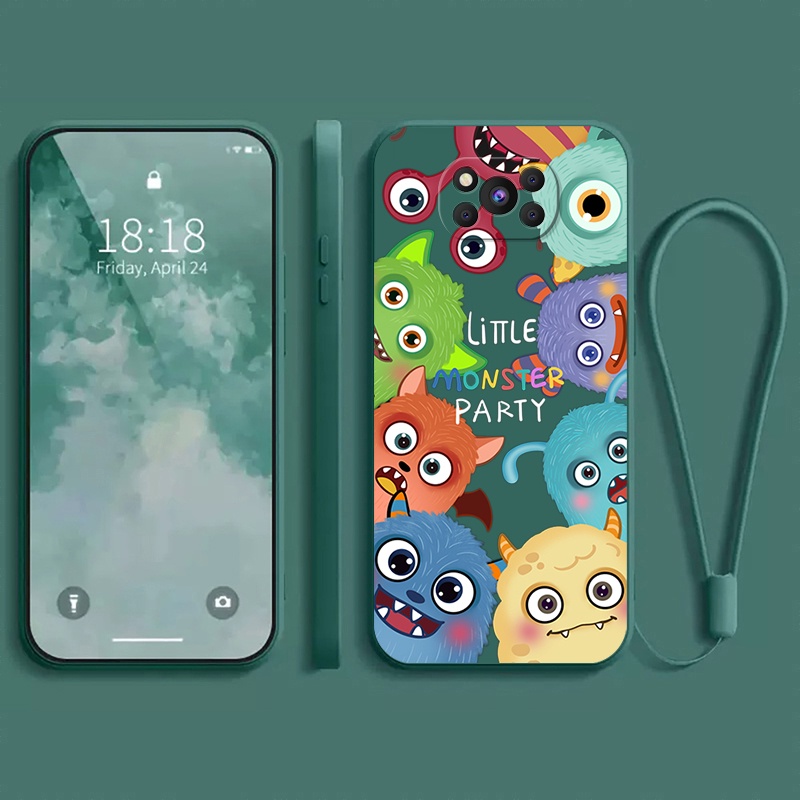🔥🔥🔥  ốp lưng  xiaomi POCO X3 X3 NFC X3 PRO Ốp Điện Thoại Tpu Dẻo In Hình Quái Vật Đáng Yêu Chống Trượt Bảo Vệ Camera