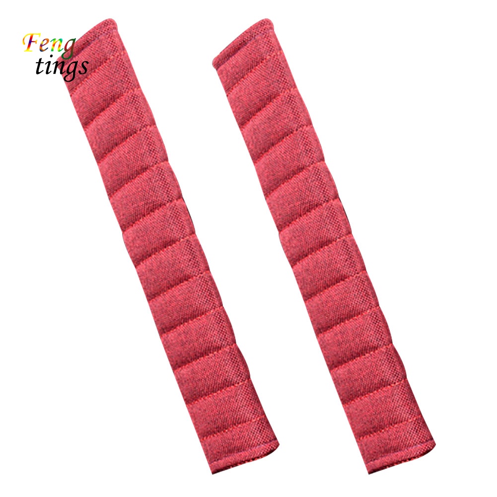 Bộ 2 Vỏ Bọc Dây Đai An Toàn Xe Hơi Mềm Mại Thoáng Khí