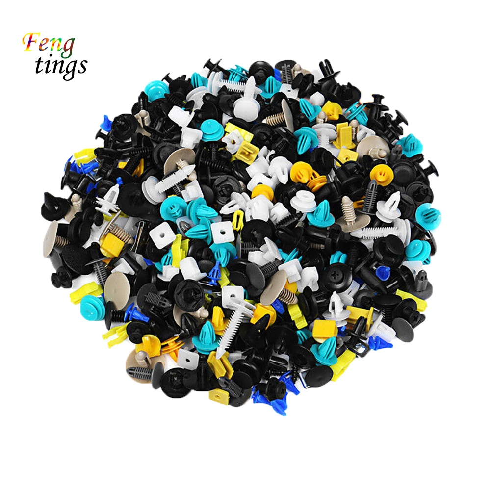 FENDER Set 500 Đinh Tán Nhựa Phụ Tùng Cho Xe Ô Tô