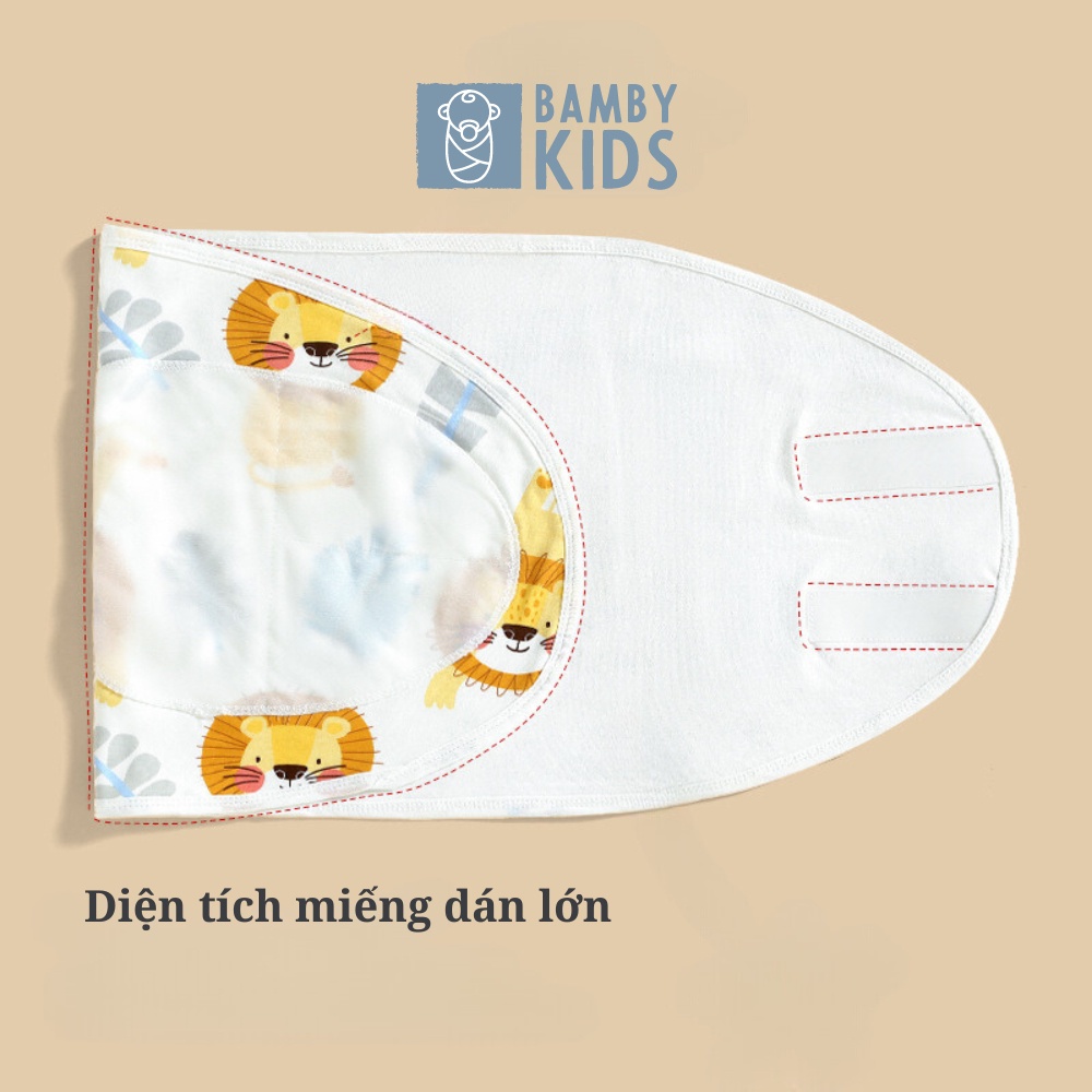 Ủ quấn bé chống giật mình 0-6M Bambykids