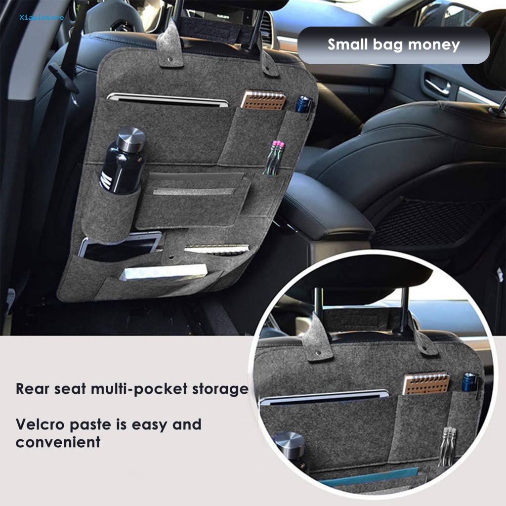 [Xiapistore] Túi Đựng Đồ Gắn Lưng Ghế Ô Tô Tiết Kiệm Không Gian