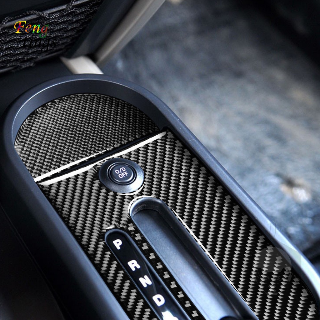 Bộ 2 Miếng Dán Tay Nắm Cần Số Trái Chống Bụi Có Thể Tháo Rời Cho Jeep Wrangler JK 2007-2010