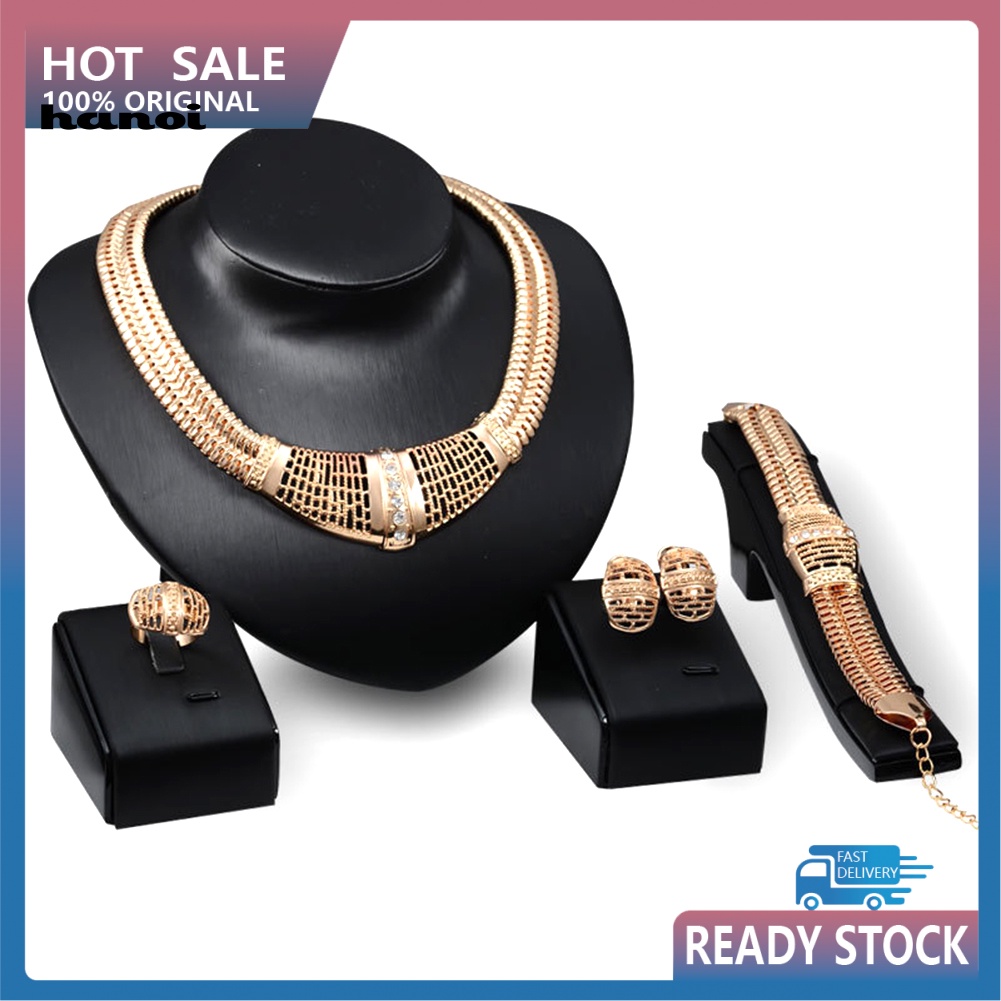 Bộ Trang Sức Đính Đá Thời Trang Dành Cho Nữ