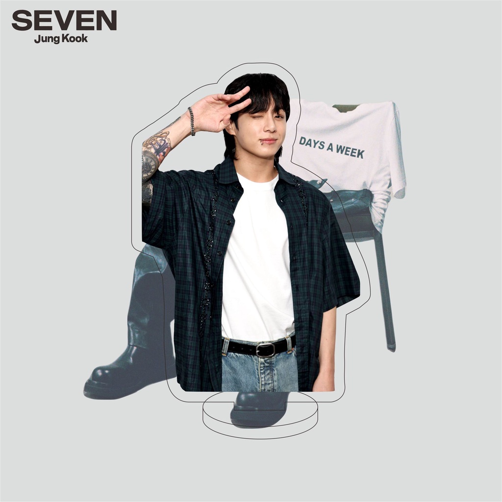Album Jung Kook Hai Mặt Chất Liệu Acrylic Mới