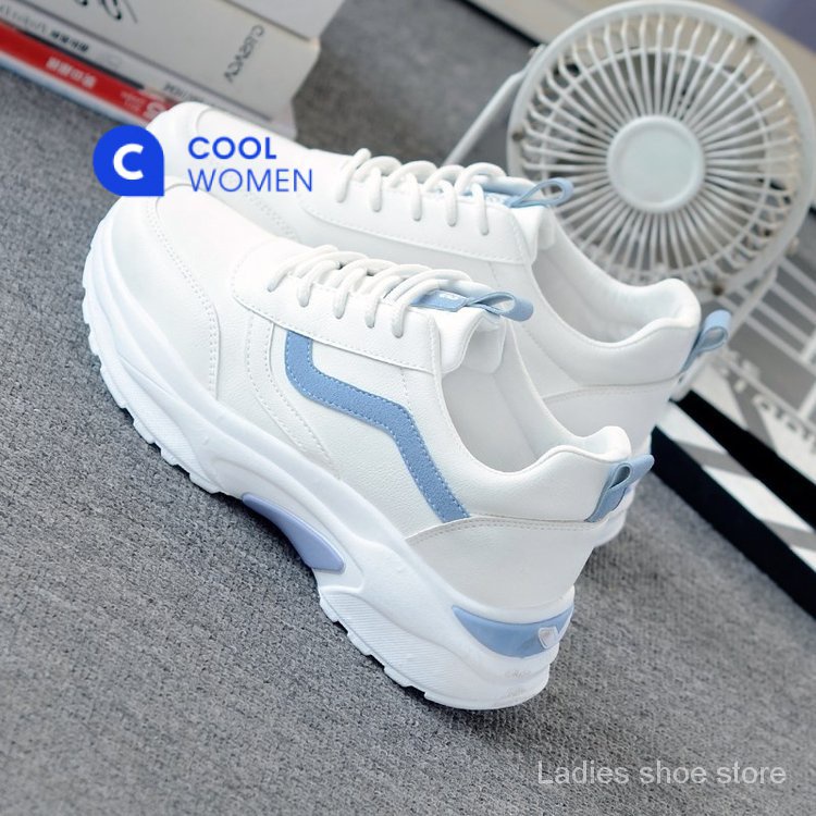 Giày Sneaker Cao Su PU Mũi Tròn Thắt Dây Chéo Màu Trơn Phong Cách Thời Trang Mới 2023