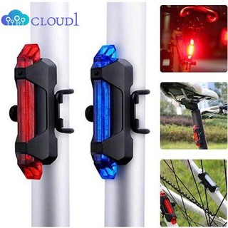 Đèn hậu xe đạp chống nước phía sau xe đạp mtb đèn led đuôi đèn xe đạp chống nước đèn hậu sau đèn led sạc usb xe đạp leo núi cloud1