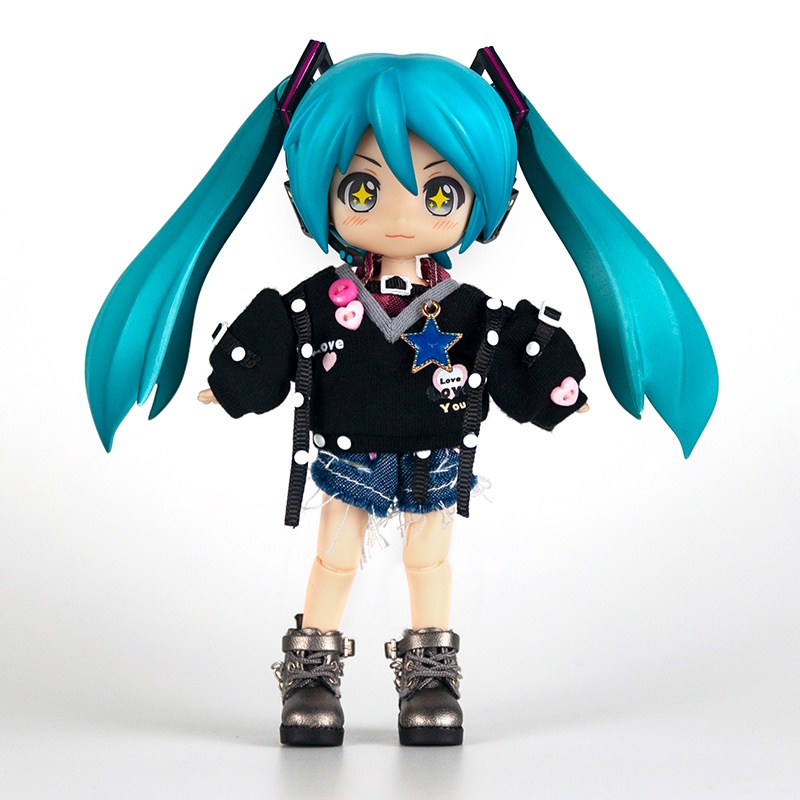 Bộ Đồ Thời Trang Cá Tính Cho Búp Bê ob11 GSC YMY obitsu11 1 / 12 BJD BODY9 DDF