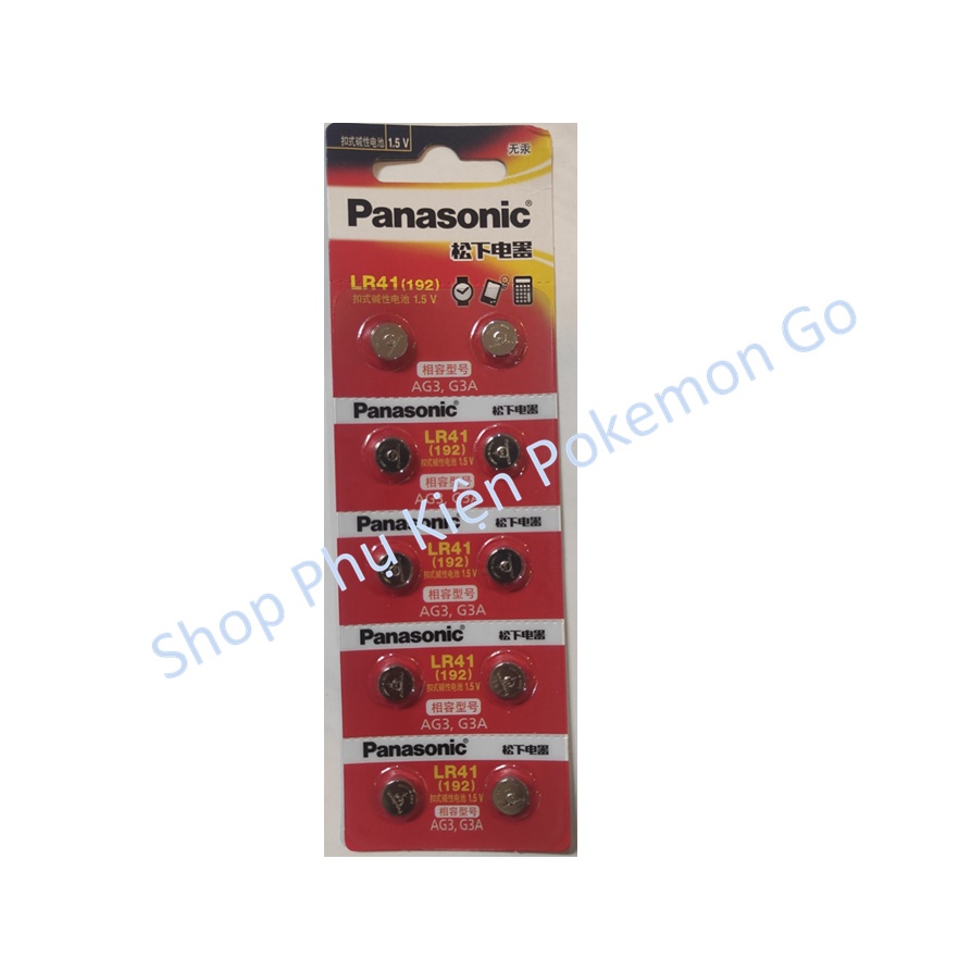Pin Panasonic LR44 AG13 / LR43 AG12 / LR41 AG3 / LR1130 AG10