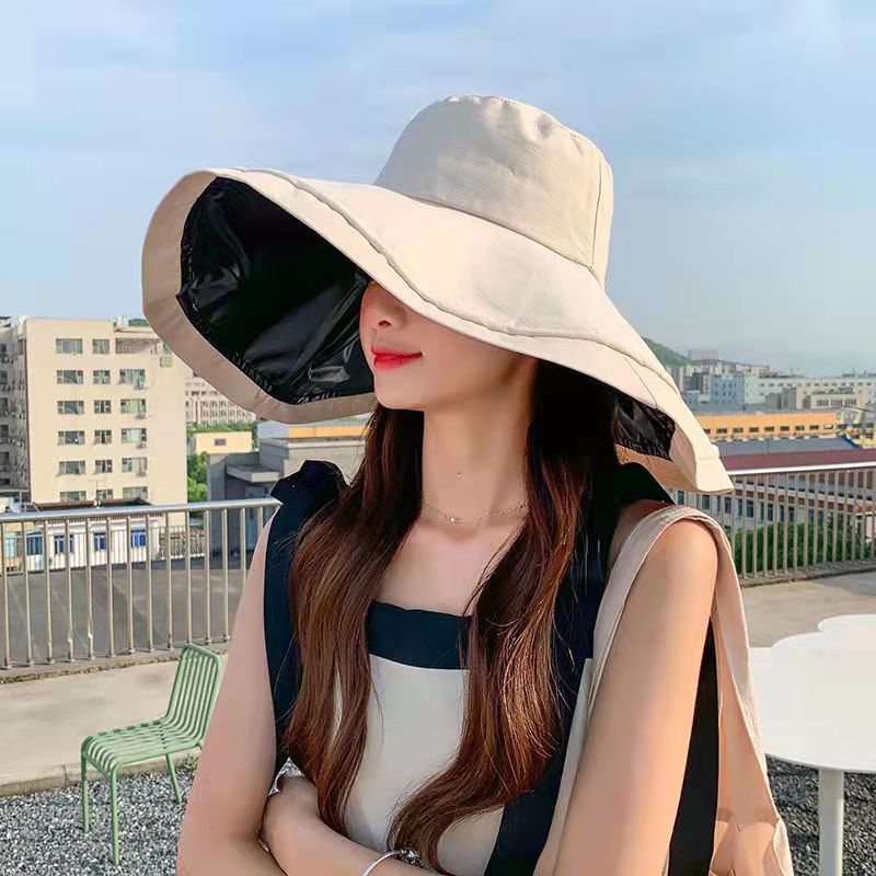Nón Tai Bèo Vành Rộng Chống Nắng Thời Trang Mùa Hè Cho Nữ