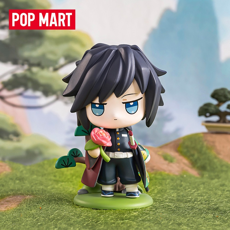 Demon slayer series blind box doll popmart hình dễ thương sở thích sưu tập quà tặng cho bạn bè
