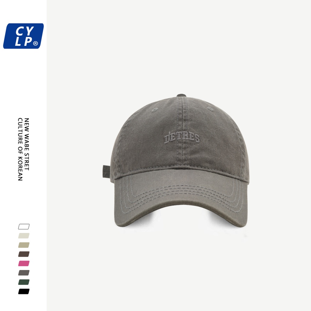 Mũ Lưỡi Trai Mềm Thêu Chữ Phong Cách Hàn Quốc Thời Trang Thu Đông Cho Cặp Đôi