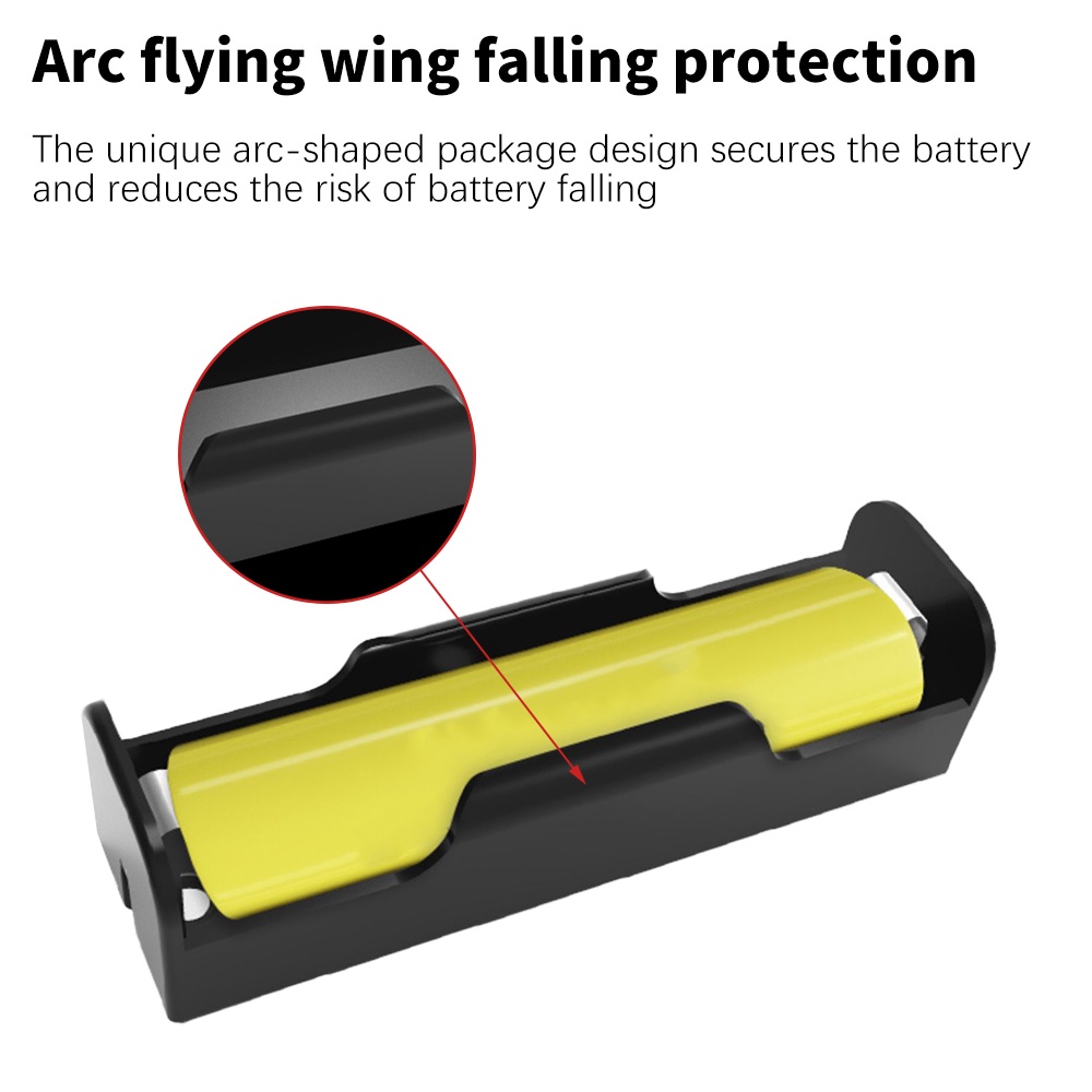 RIRIHI Giá Đỡ Pin 21700 SMD Hộp Đựng Pin 21700 Hộp Pin 1 / 2 / 3 / 4 Ngăn