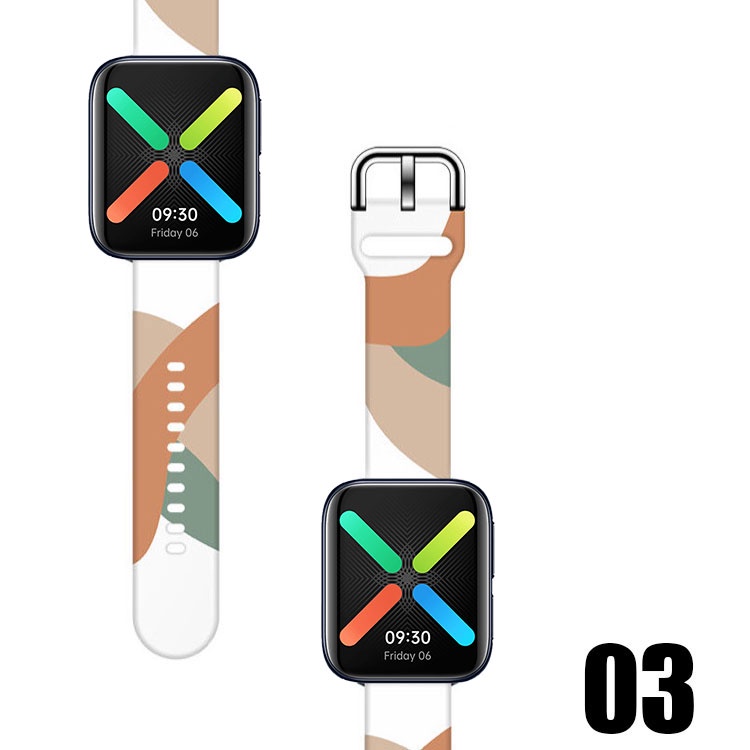 Phù Hợp Dây Đeo Bằng Silicone Cho Đồng Hồ oppo Watch 2 42mm 46mm oppo watch1 41mm 46mm