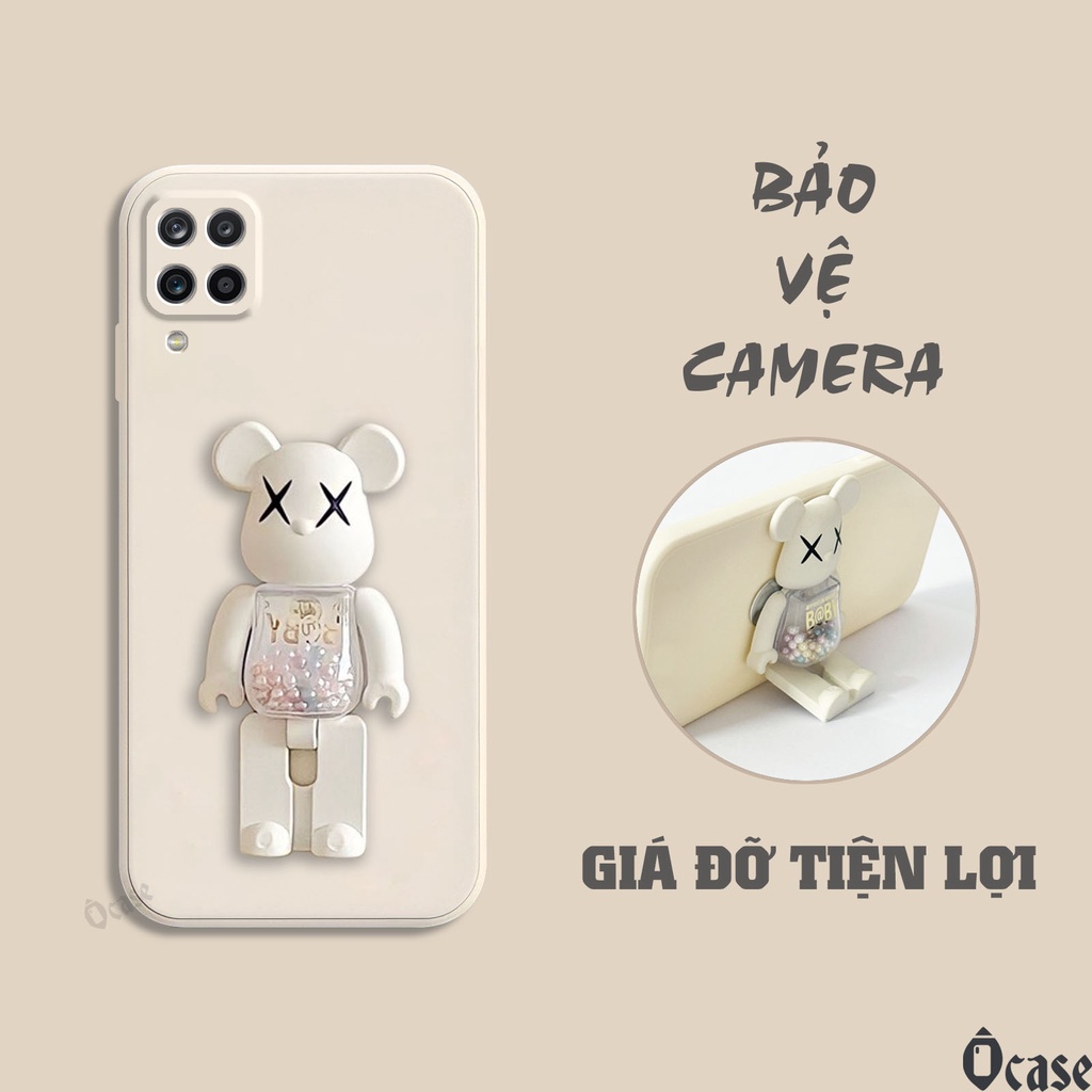 Ốp lưng Samsung A12 / A22 4G / A22 5G / M32 / M33 5G / M53 5G mô hình gấu kiêm giá đỡ tiện dụng